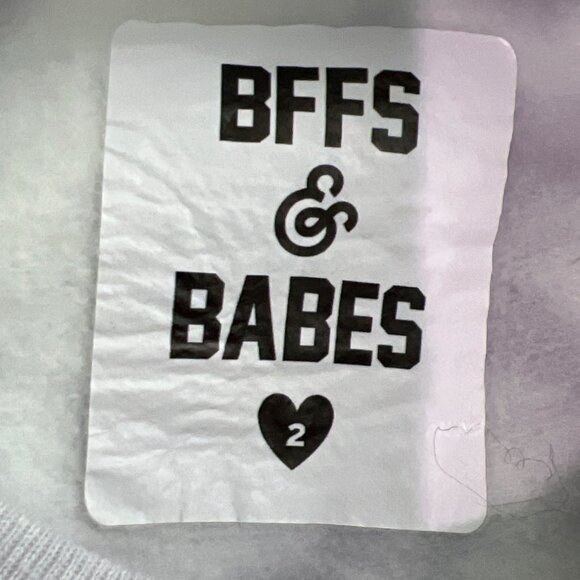 BFFS & BABES Tie Dye Sweatshirt in Smoke Show Gray Sz 2 (Unisex Large) EUC - Picture 4 of 5